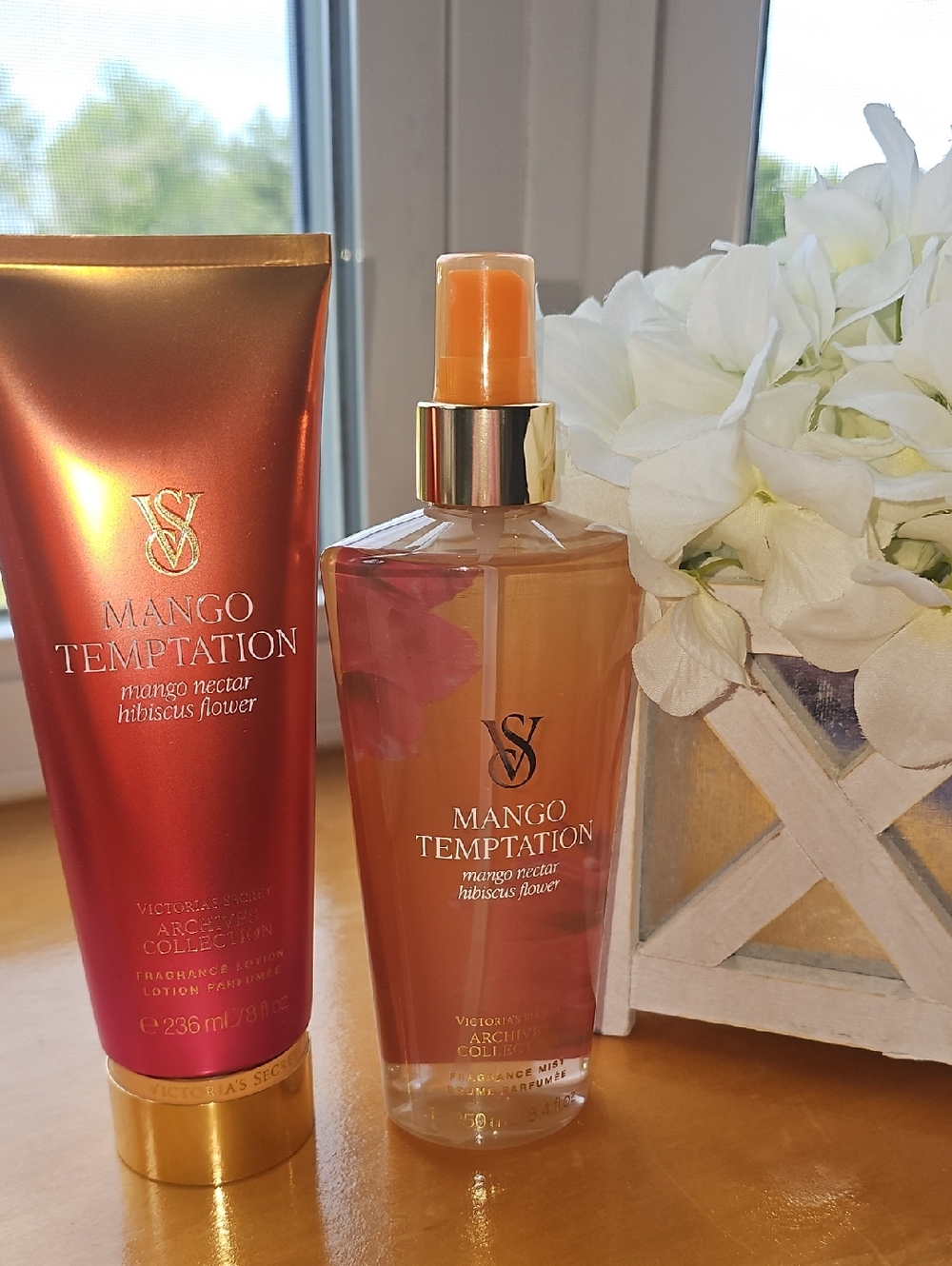 Victoria's Secret Archives Collection Mango Temptation Body Mist & Lotion